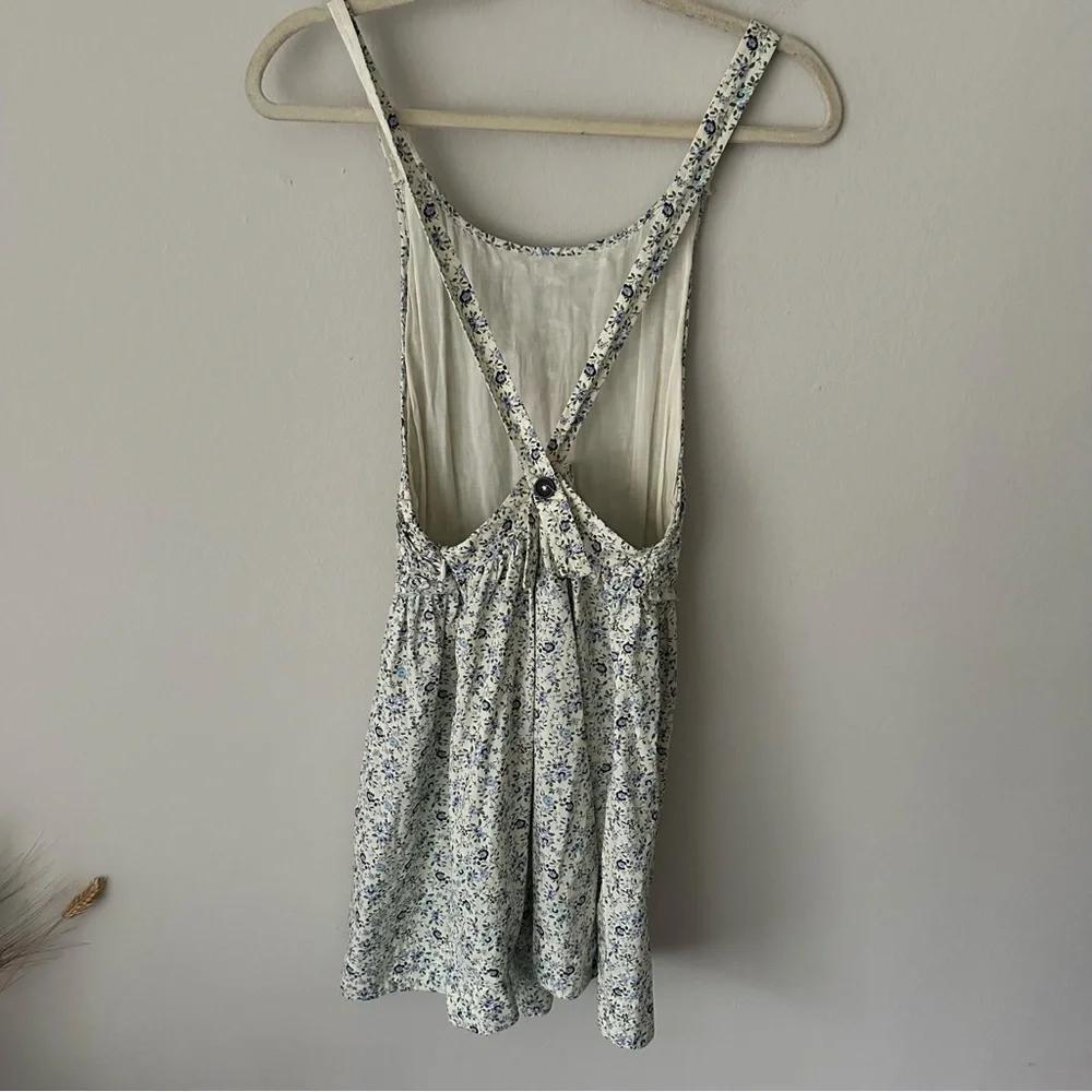 Free People Petunia Mini Dress, Tea Combo, Floral, XS